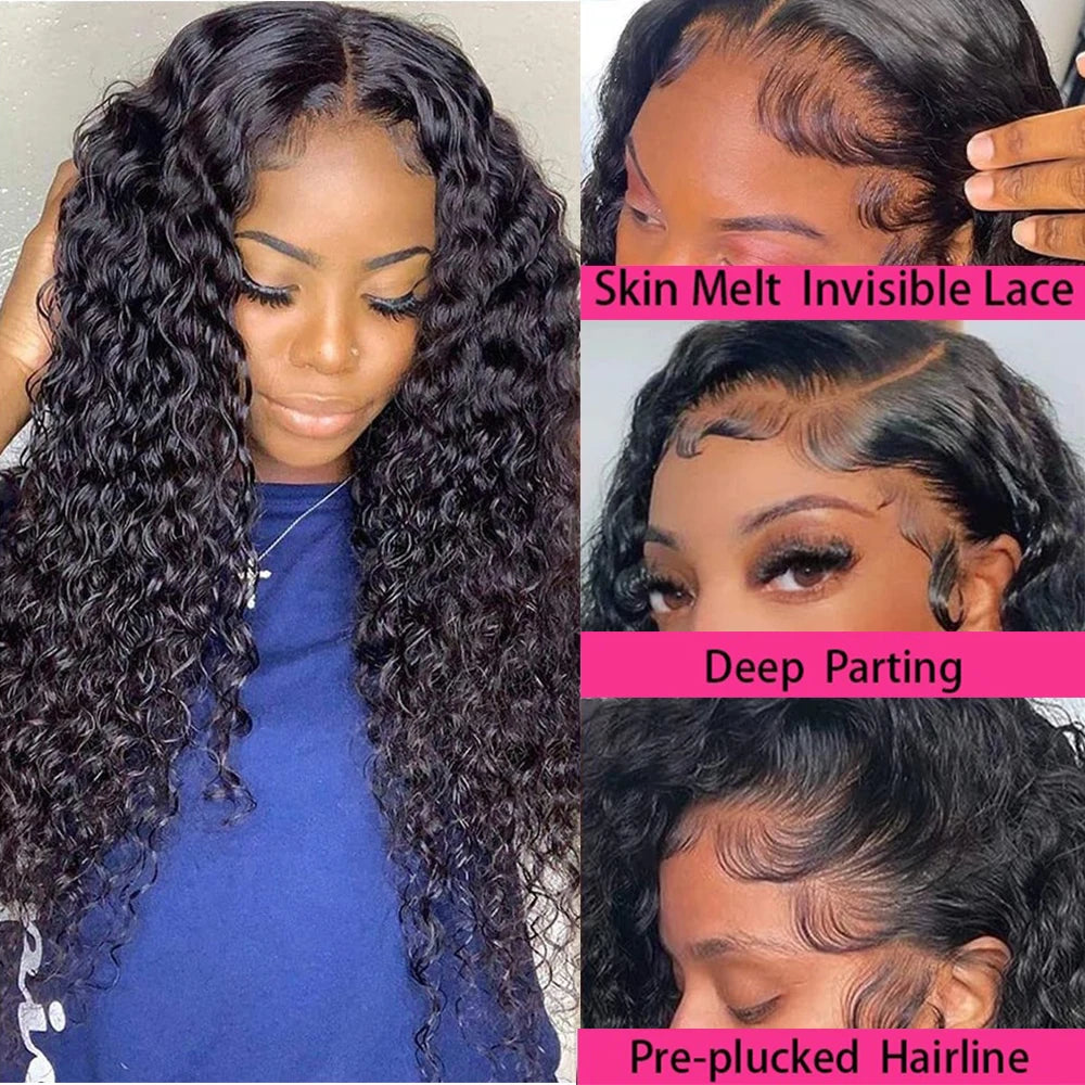 Deep Wave Frontal Wig