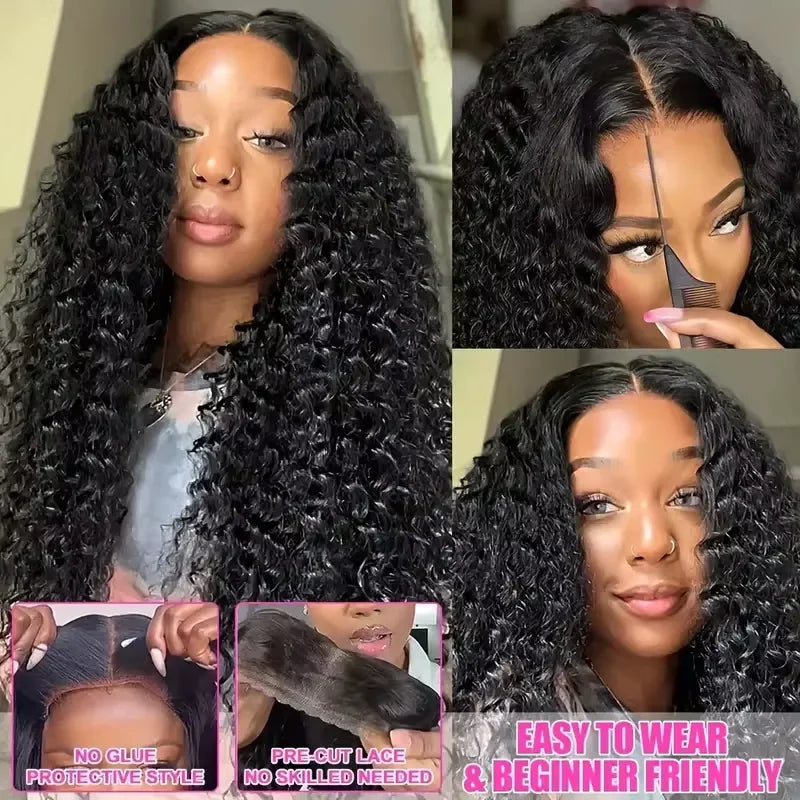 Wear And Go Kinky Curly Wig
