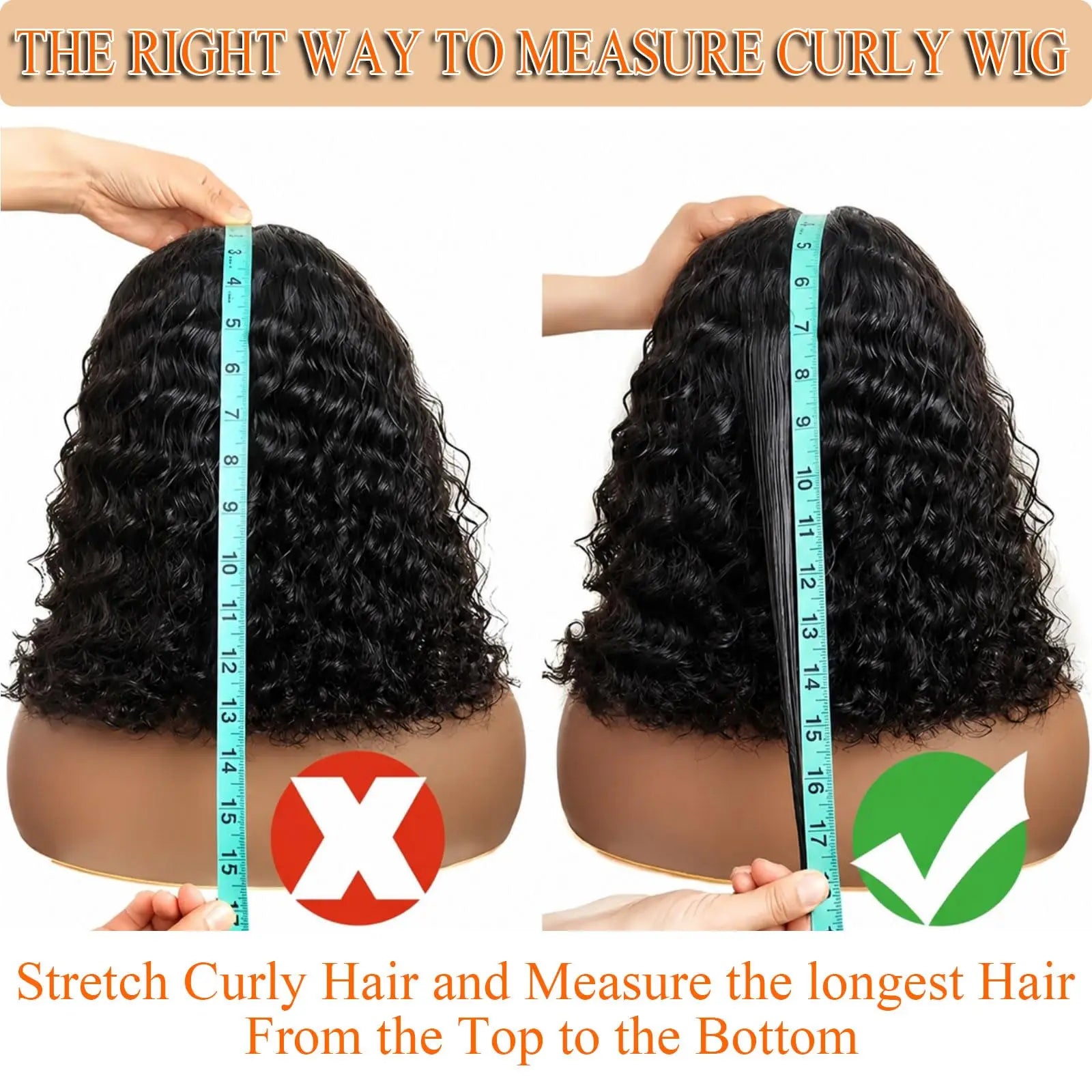 Deep Wave Bob Wig Human Hair