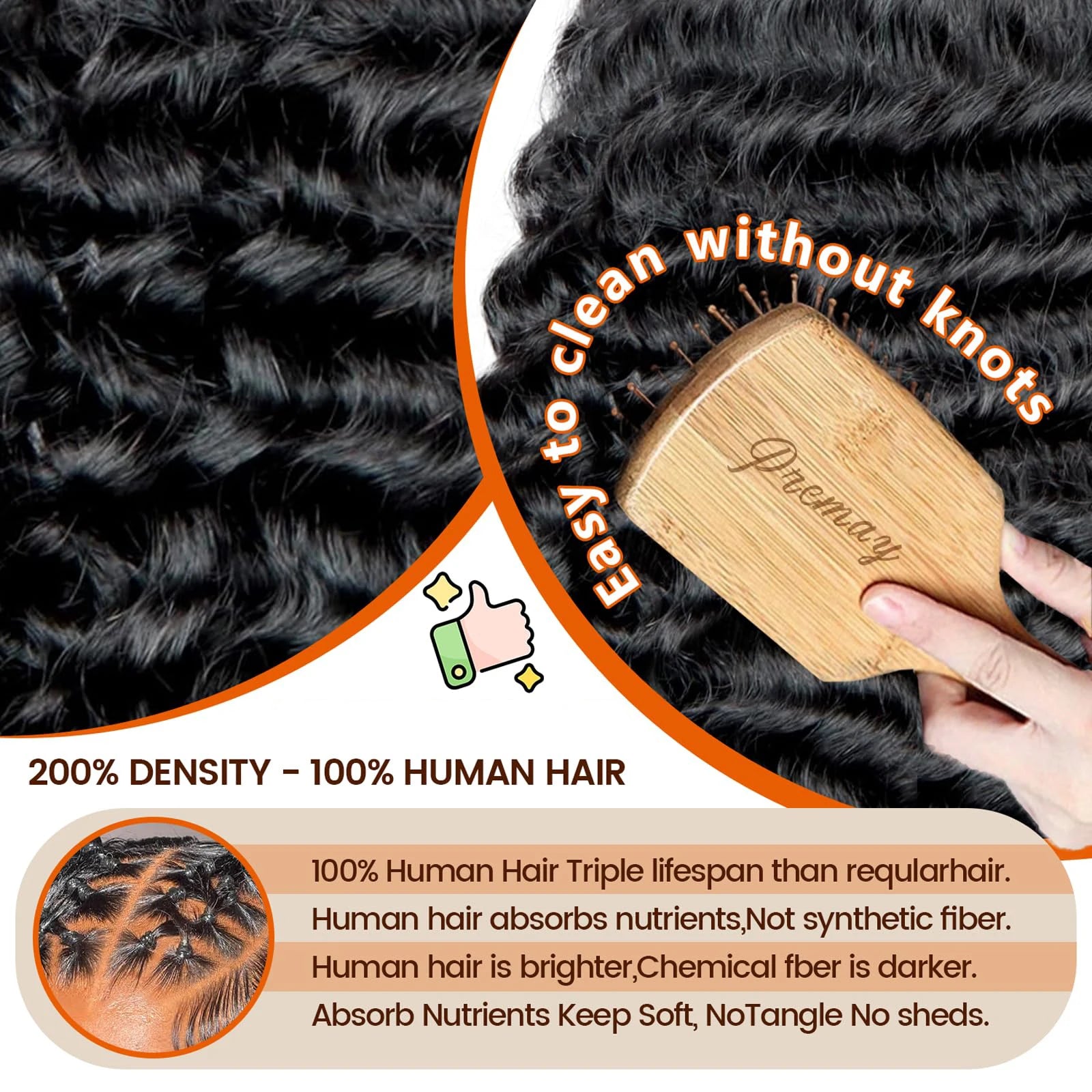 Deep Wave Bob Wig Human Hair
