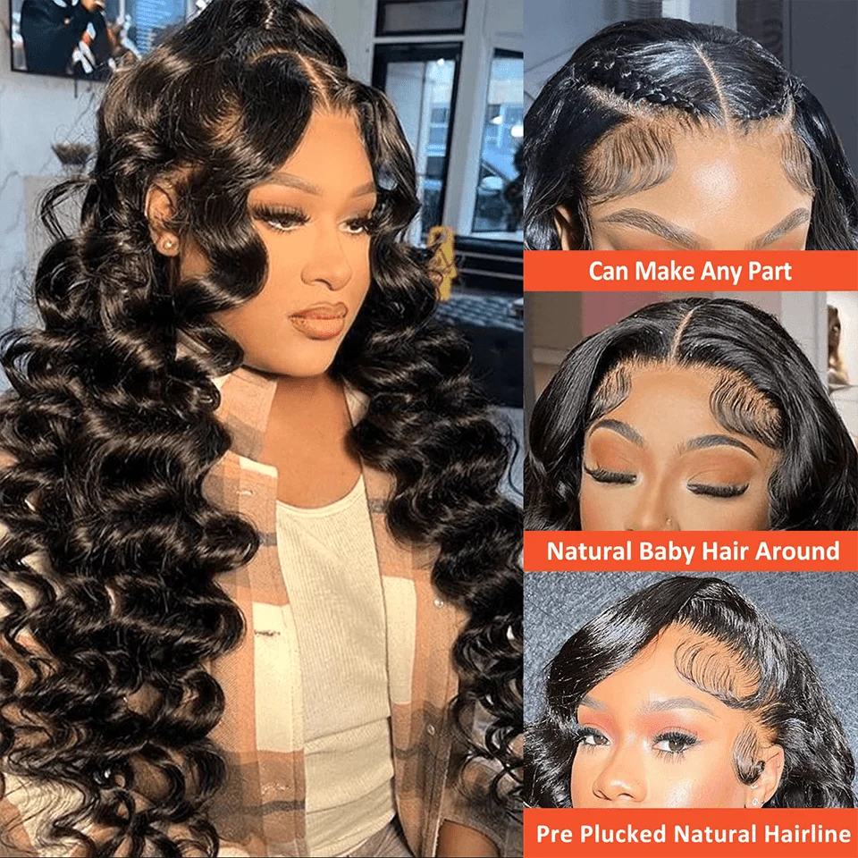 Deep Wave Human Hair Wigs